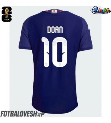 Japonsko Ritsu Doan #10 Domácí Dres MS 2026 Krátký Rukáv